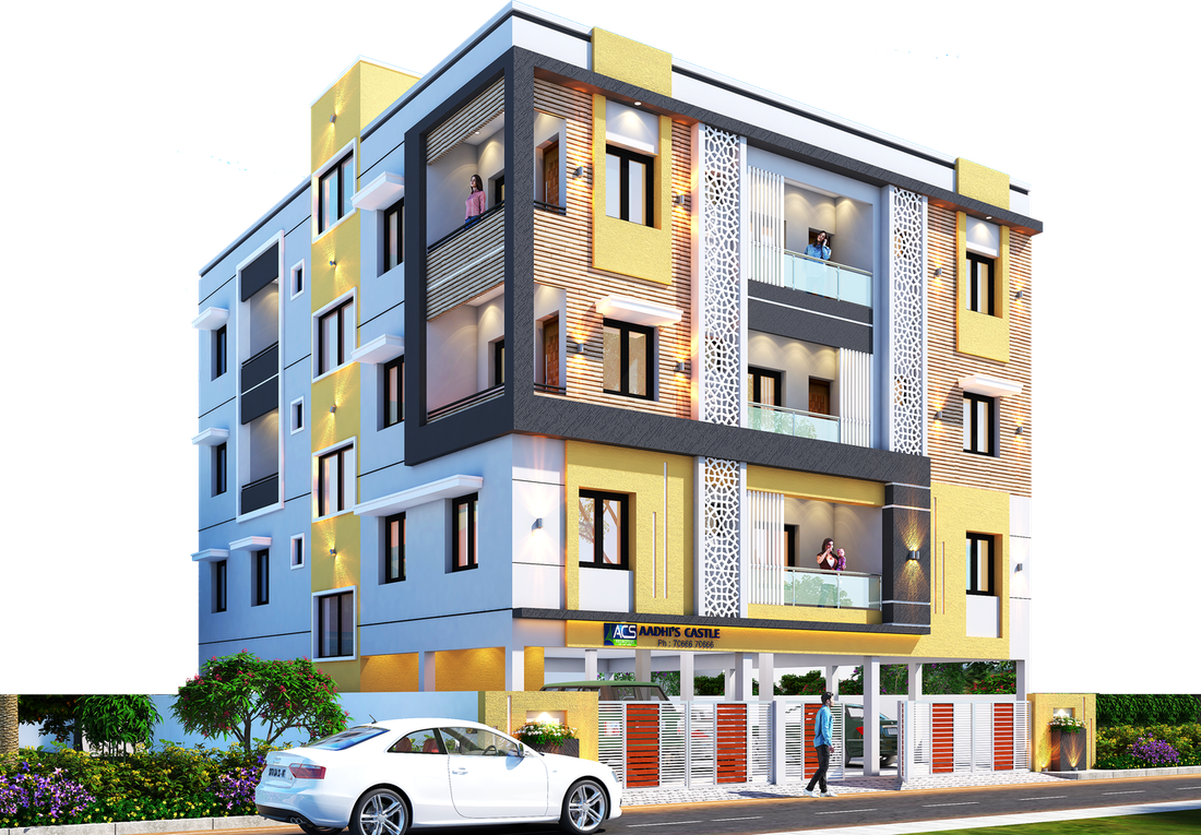 ACS Aadhi's Castle apartment building elevation